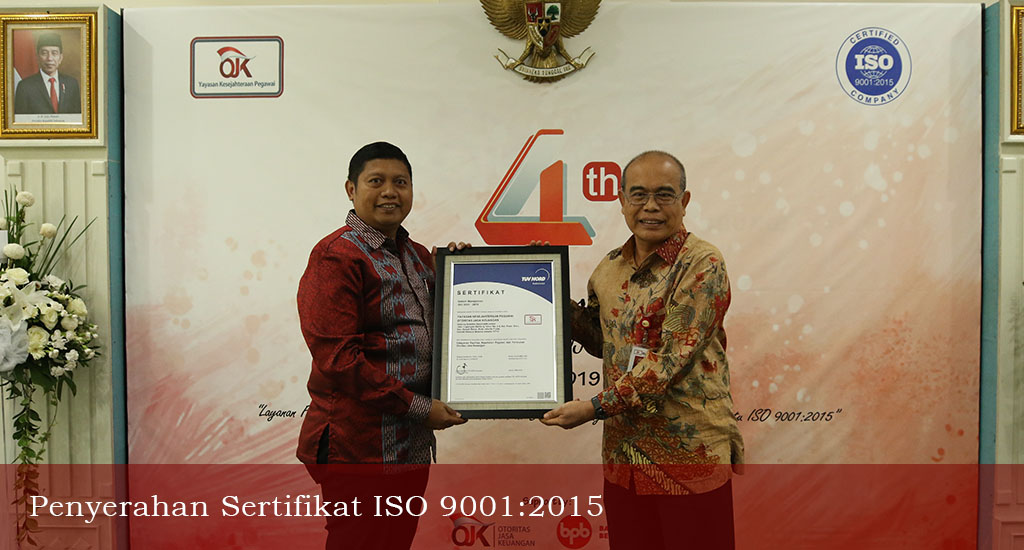 PENYERAHAN SERIFIKAT ISO 9001:2015