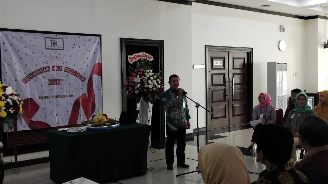 Sambutan Ketua YKP-OJK Bapak Maskum dalam Rangka Ulang Tahun YKP-OJK ke-3